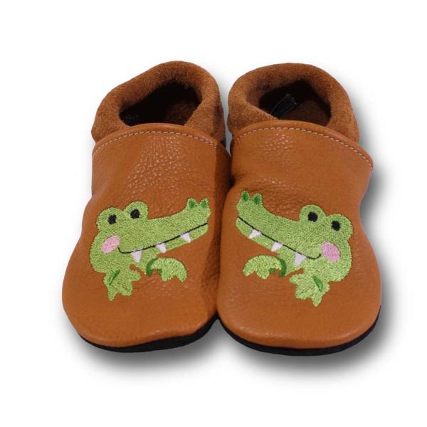 Hauschuhe freundliches Krokodil